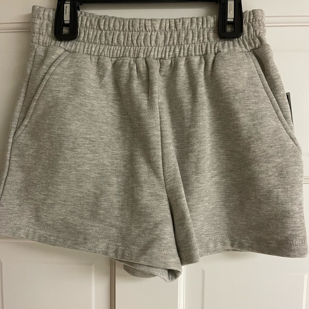 NEW!! GB Girls Active Grey Sweat Shorts Size L